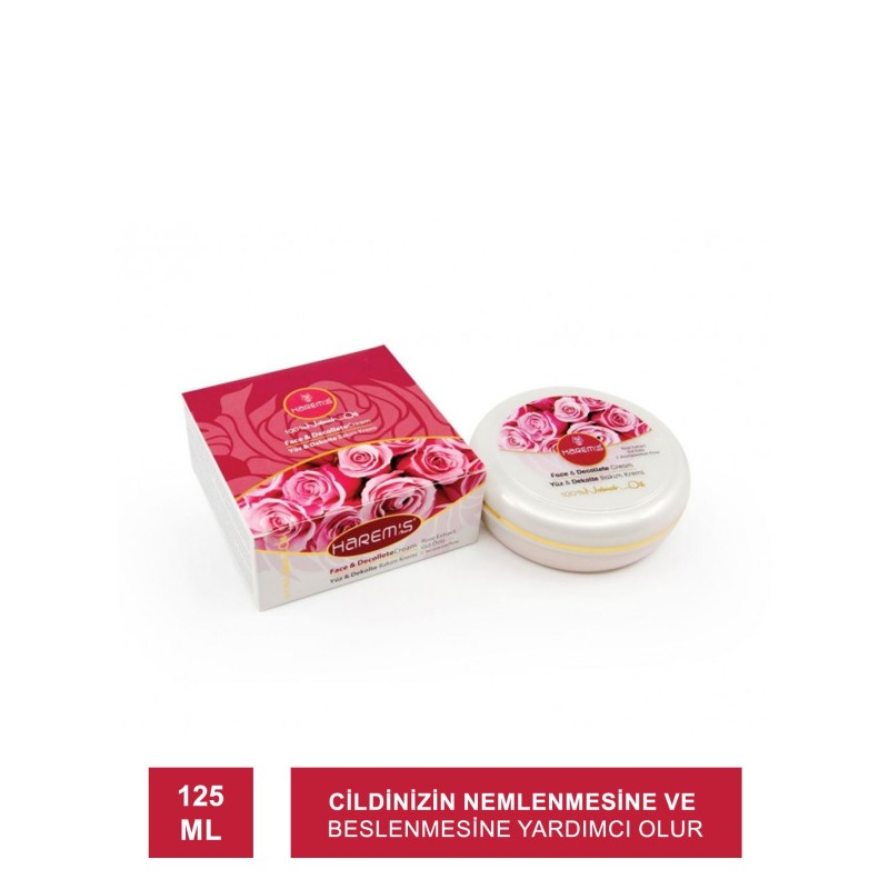 Harem's Gül Özlü Yüz & Dekolte Bakım Kremi 125ML