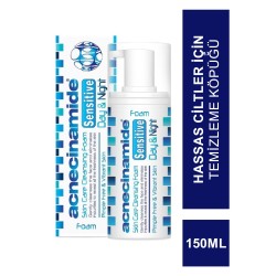 Acnecinamide Sensitive Day&Night Hassas Ciltler İçin Temizleme Köpüğü 150 ml