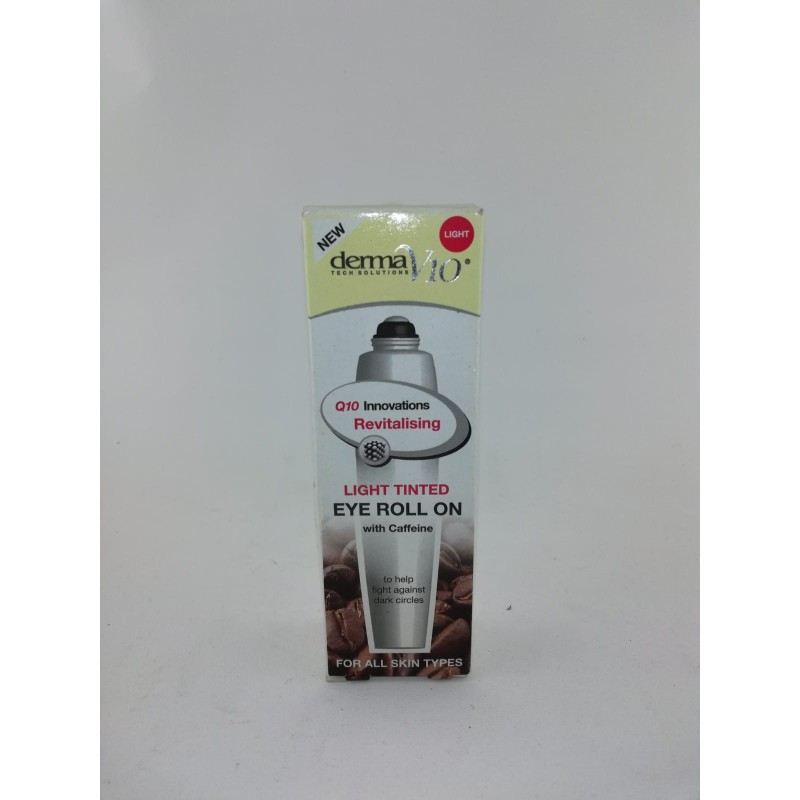 DERMAV10 INNOVATIONS TINTED EYE ROLL ON LIGHT 15ML DERMAV10 INNOVATIONS TINTED EYE ROLL ON LIGHT 15ML