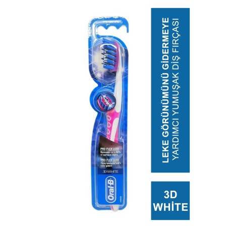 Oral-B 3D White Pro-Flex Luxe Diş Fırçası Soft