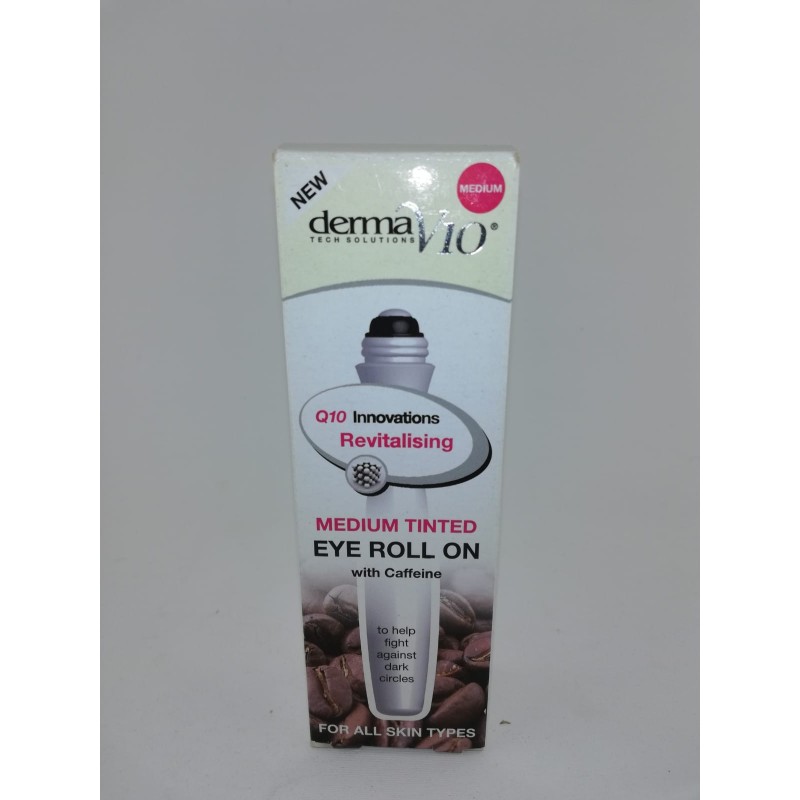 DERMAV10 INNOVATIONS TINTED EYE ROLL ON MEDİUM 15ML DERMAV10 INNOVATIONS TINTED EYE ROLL ON MEDİUM 15ML
