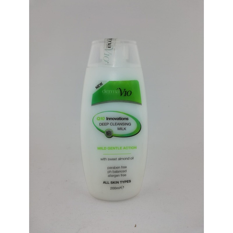 DERMAV10 INNOVANTIONS DEEP CLEANSING MILK 200ML