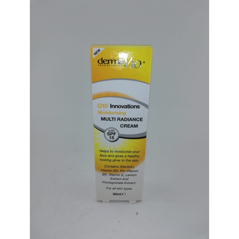 Derma V10 Innovations Moisturizing Multi Radiance Cream spf15 30ml