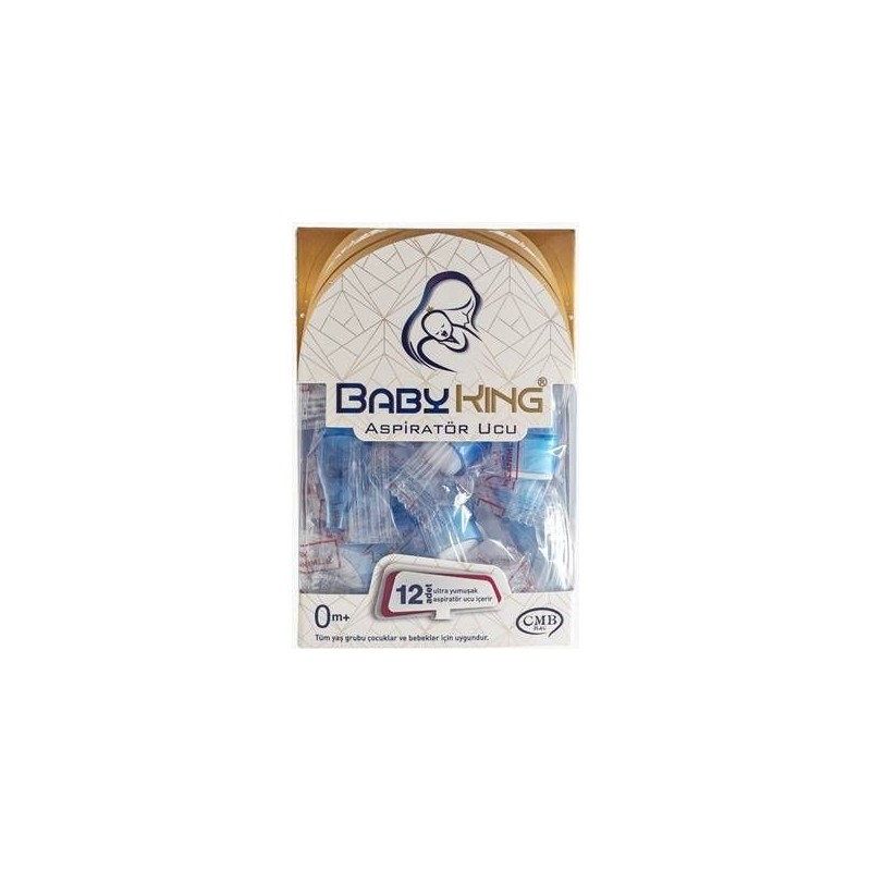 Baby King Aspiratör Ucu Mavi 12'li 0m+