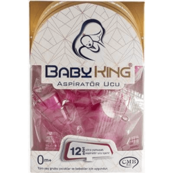 Baby King Aspiratör Ucu Pembe 12'li 0m+