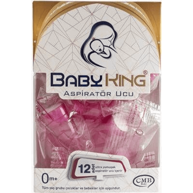 Baby King Aspiratör Ucu Pembe 12'li 0m+