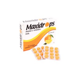 Maxidrops Pastil Portakal ve C Vitamini 24'lü