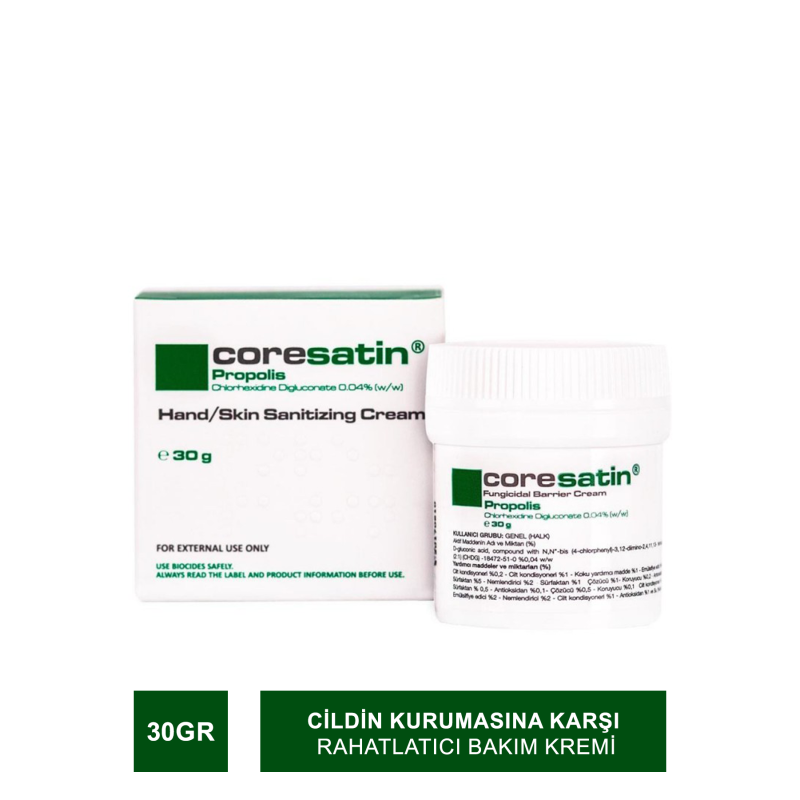 Coresatin  Propolis Yeşil Krem Kavanoz 30 gr