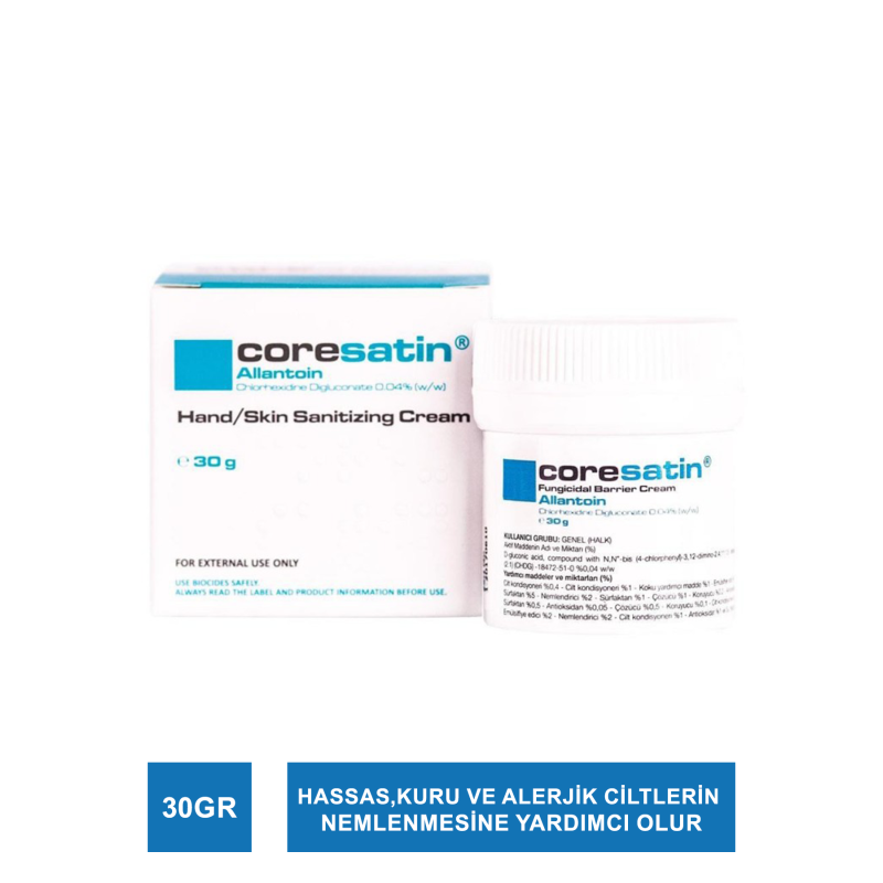 Coresatin Allantoin Mavi Krem Kavanoz 30 gr