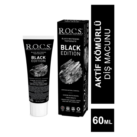 Rocs Black Edition Diş Macunu 60 ml