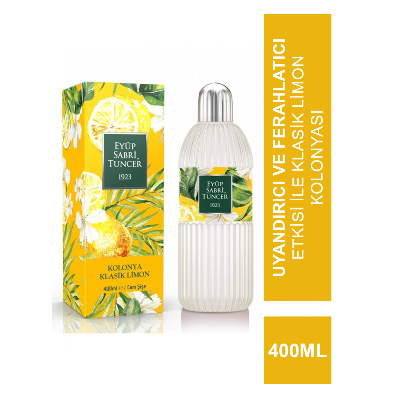 Eyüp Sabri Tuncer Klasik Limon Kolonyası 400ml Cam Şişe