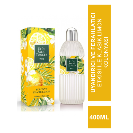 Eyüp Sabri Tuncer Klasik Limon Kolonyası 400ml Cam Şişe