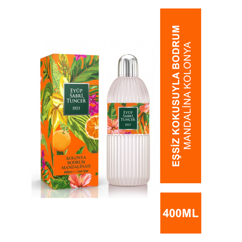 Eyüp Sabri Tuncer Bodrum Mandalinası Kolonyası 400ml Cam Şişe