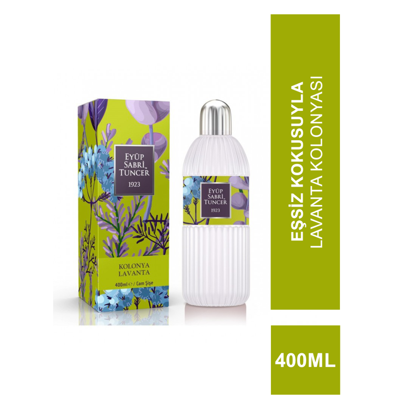 Eyüp Sabri Tuncer Lavanta Kolonyası 400ml Cam Şişe