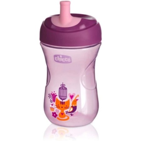 Chicco  Advanced Cup Pipetli Eğitim Bardağı 12 Ay+ Kız