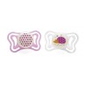 Chicco PhysioForma Light Gece Parlayan Silikon Emzik 2li 16-36 Ay Kız