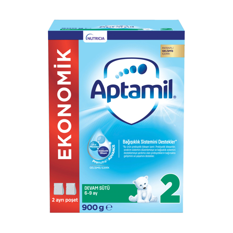 Aptamil 2 Devam Sütü 900 gr