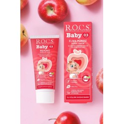 Rocs Baby Elma Püresi Tadında 0-3 Yaş Diş Macunu 45 gr