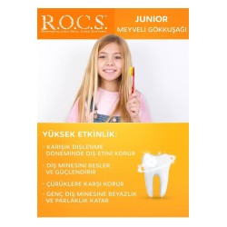 Rocs Junior 6-12 Yaş Meyveli Gökkuşağı Diş Macunu 60 ml