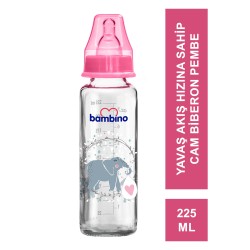 Bambino Klasik Cam Biberon 0-6 Ay 225 ml - B014 -