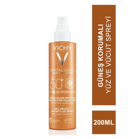 Vichy Capital Soleil Güneş Korumalı Yüz ve Vücut Spreyi SPF 50 200 ml
