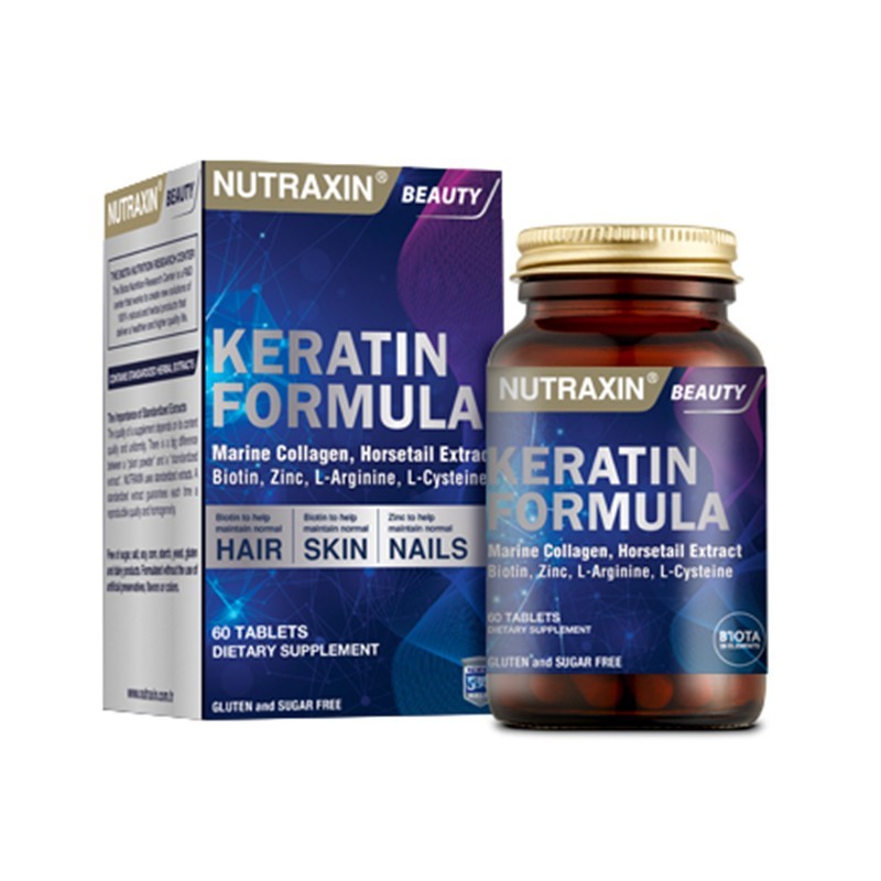 Nutraxin Keratin Formula 60 Tablet Nutraxin Keratin Formula 60 Tablet