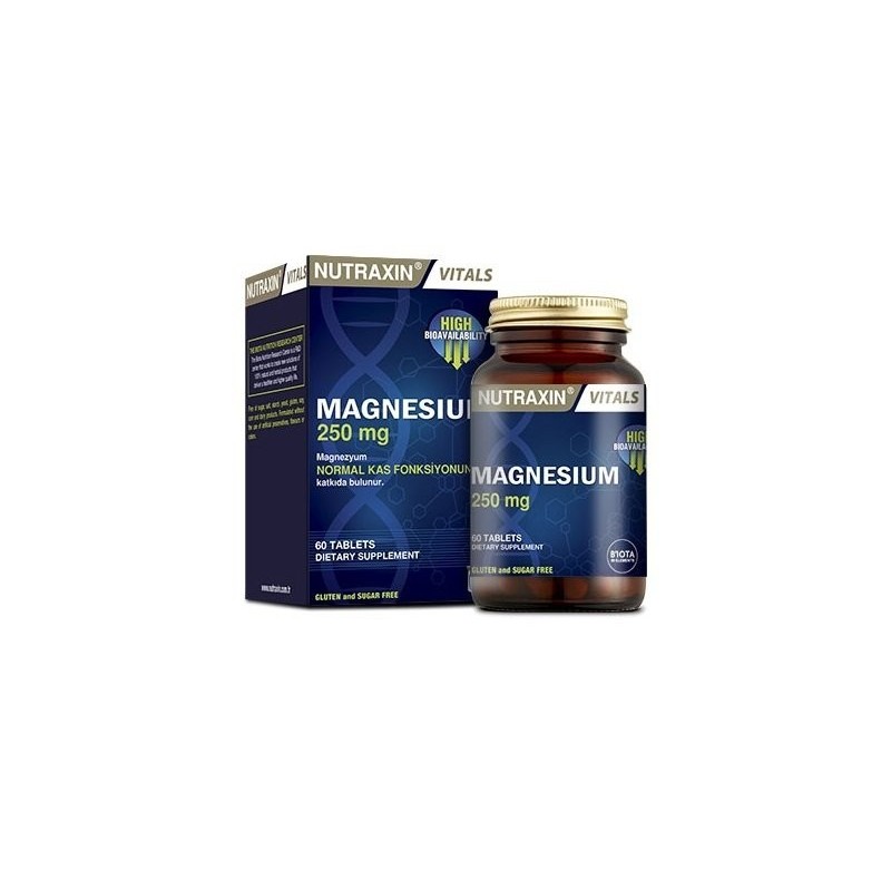 Nutraxin Magnesium 250 mg 60 Tablet