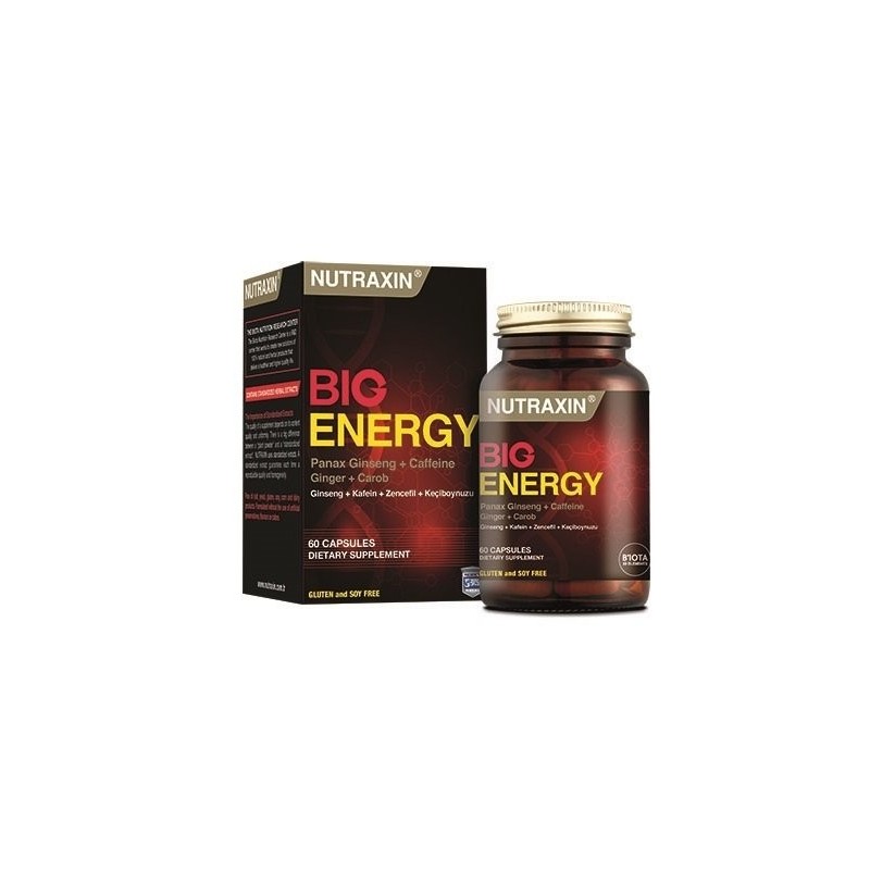 Nutraxin Big Energy 60 Kapsül Nutraxin Big Energy 60 Kapsül