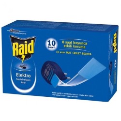 Raid Elektro Makine + 10 Adet Mat Tablet