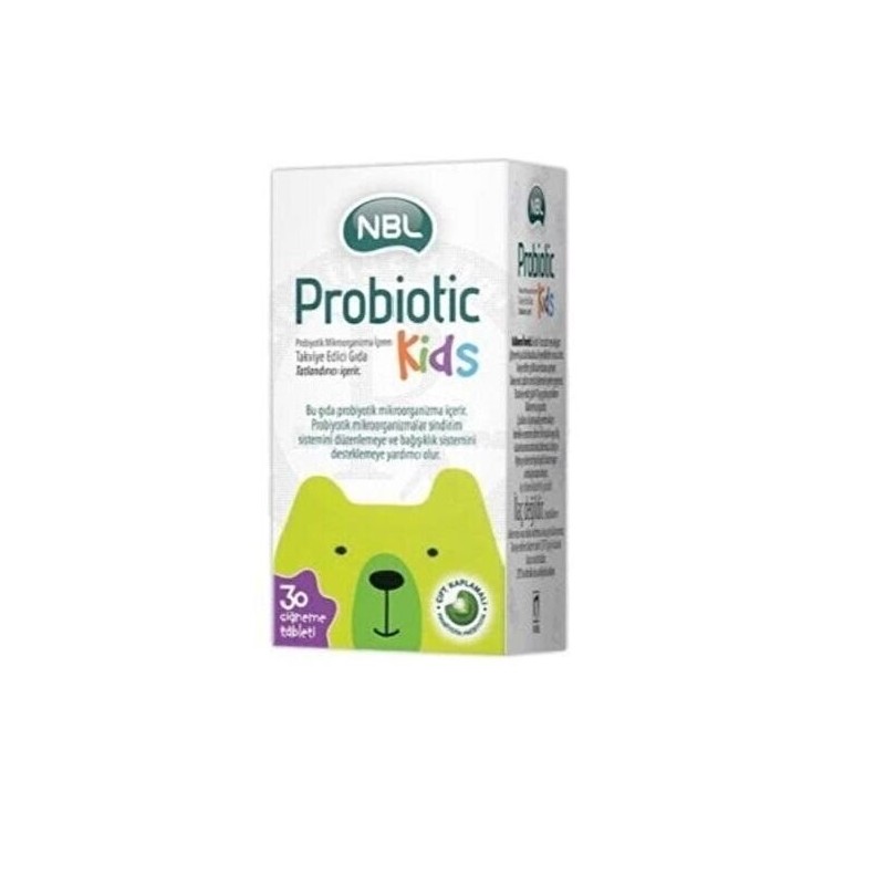 NBL Probiotic Kids 30 Çiğneme Tableti