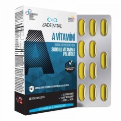 Zade Vital A Vitamini 3000 mg 30 Kapsül