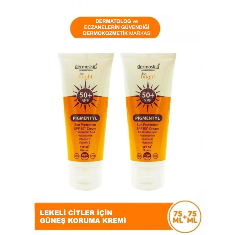 Dermoskin Be Bright Pigmentyl Sun Protection SPF 50+ Cream 2'li