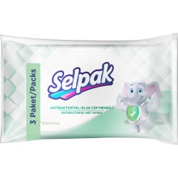 Selpak Antibakteriyel Cep Mendili 3'lü