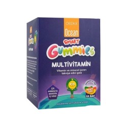 Ocean Smart Gummies Multivitamin 64 Adet Çiğneme Tableti (S.K.T 05-2024)