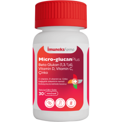 Imuneks Micro-Glucan Plus Beta Glukan 30 Kapsül
