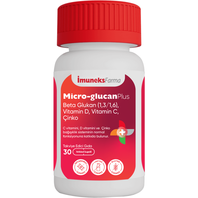 Imuneks Micro-Glucan Plus Beta Glukan 30 Kapsül