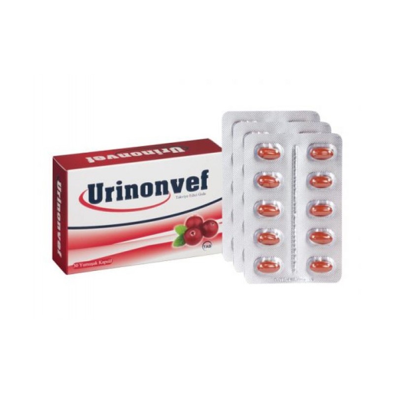 Urinonvef Cranberry 30 Kapsül