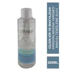 Cosmed Complete Benefit Makyaj Temizleme Suyu 200 ml - Miad 05-2023 -