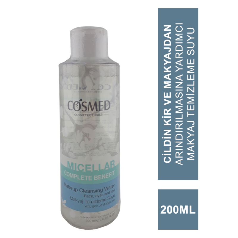 Cosmed Complete Benefit Makyaj Temizleme Suyu 200 ml - Miad 05-2023 -