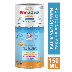 New Life EFA Liquid Orange  Balık Yağı 150ml