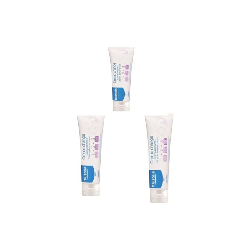 Mustela Vitamin Barrier 1-2-3 krem 3x50 ml Pişik Önleyici Kremi Mustela Vitamin Barrier 1-2-3 krem 3x50 ml Pişik Önleyici Kremi