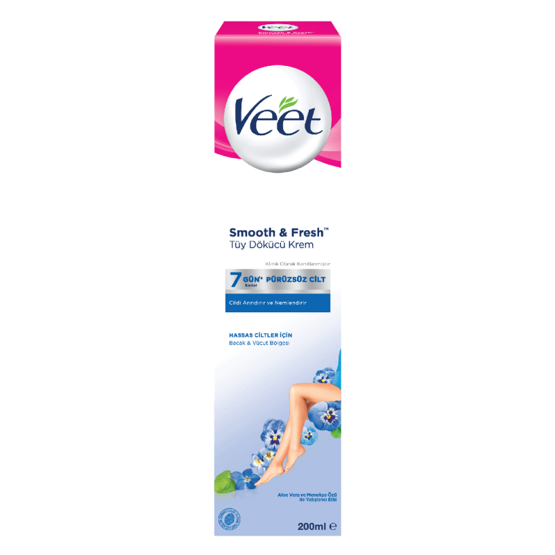 Veet Tüy Dökücü Krem Hassas Ciltler İçin 200ml