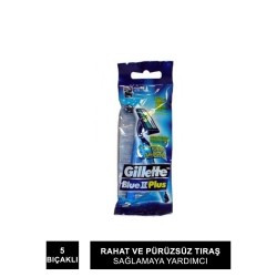 Gillette Blue II Plus 5'li Kullan At Poşet