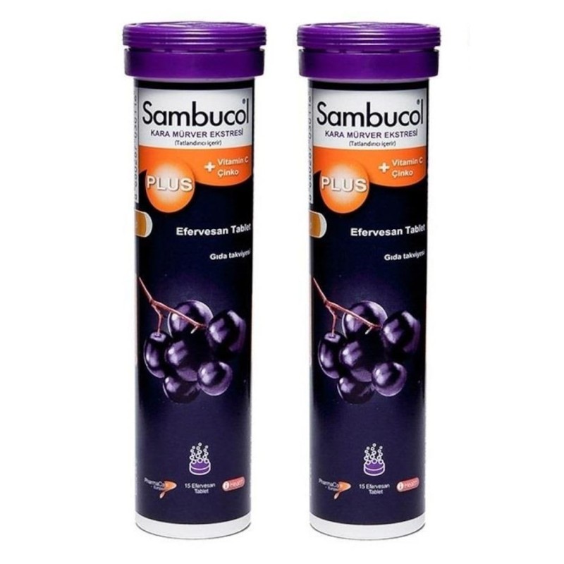Sambucol Plus Efervesan 15 Tablet 2 Adet