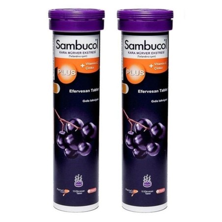 Sambucol Plus Efervesan 15 Tablet 2 Adet