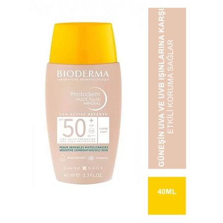 Bioderma Photoderm Nude Touch SPF 50+ Light 40 ml