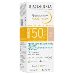 Bioderma Photoderm Nude Touch  Very Light Spf 50+ Natural Renkli Güneş Koruyucu 40 ml