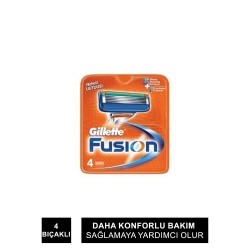 Gillette Fusion Bıçak 4'lü Yedek