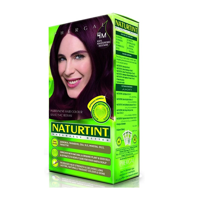 Naturtint  Saç Boyası 4M Kızıl Kahverengi 165 ml  | TuruncuKasa