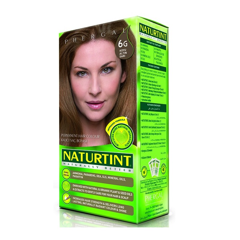 Naturtint Kalıcı Saç Boyası 6G Koyu Altın Sarı 165 ml | TuruncuKasa Naturtint Kalıcı Saç Boyası 6G Koyu Altın Sarı 165 ml | TuruncuKasa